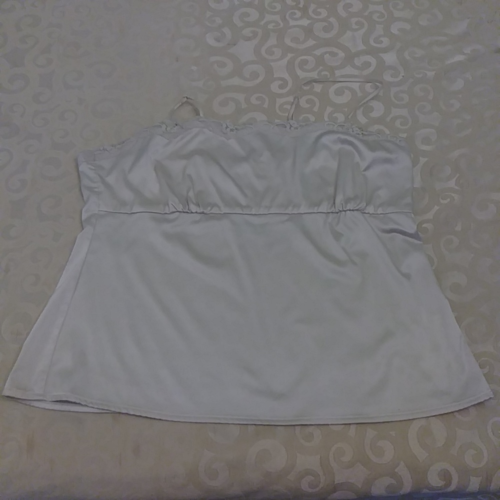 Camisole with lace fringe trim NY & Co